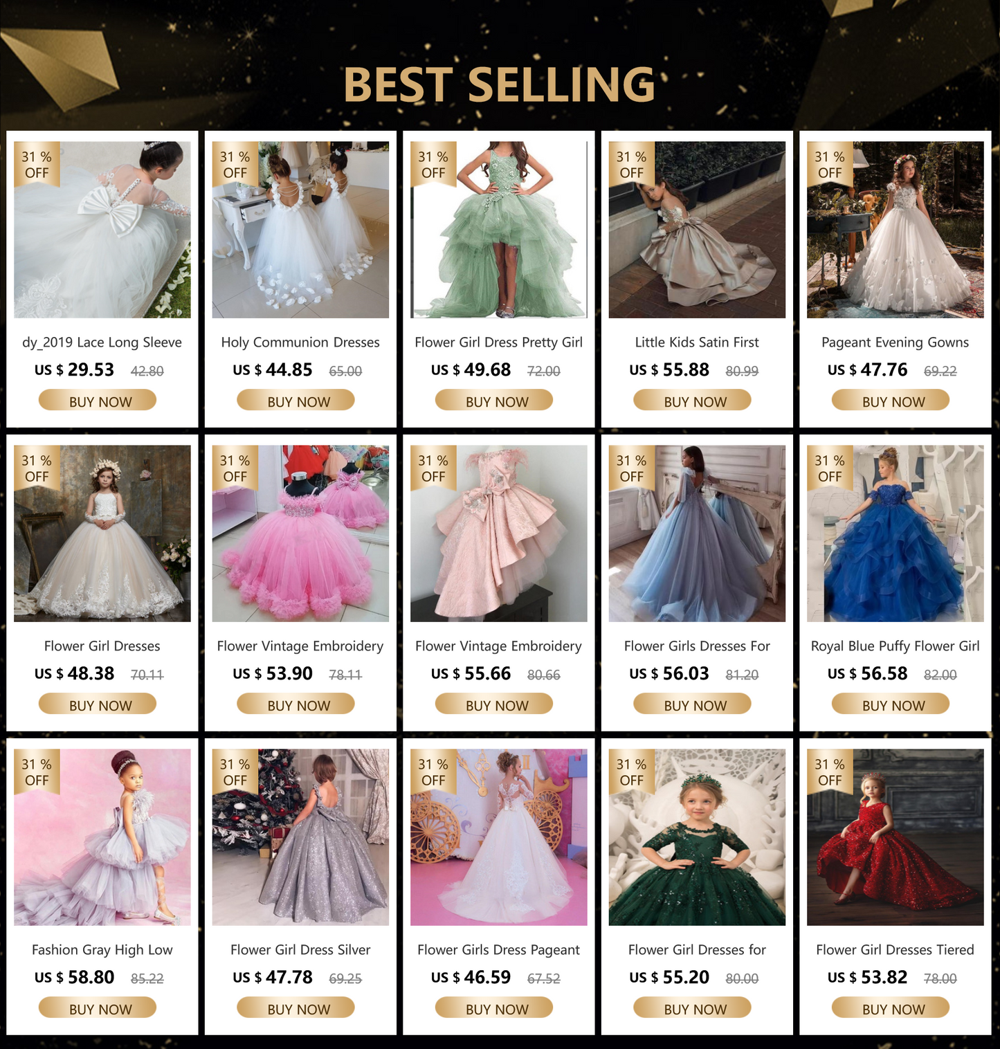 Baby Girls Dresses Off Shoulder Pearls Lace Butterflies Flower Girl Dress