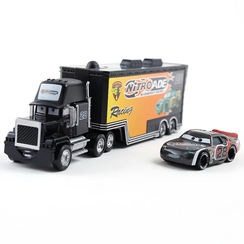 Cars 2 Mack Truck Pixar racing car Lightning McQueen Jackson Storm mini Car