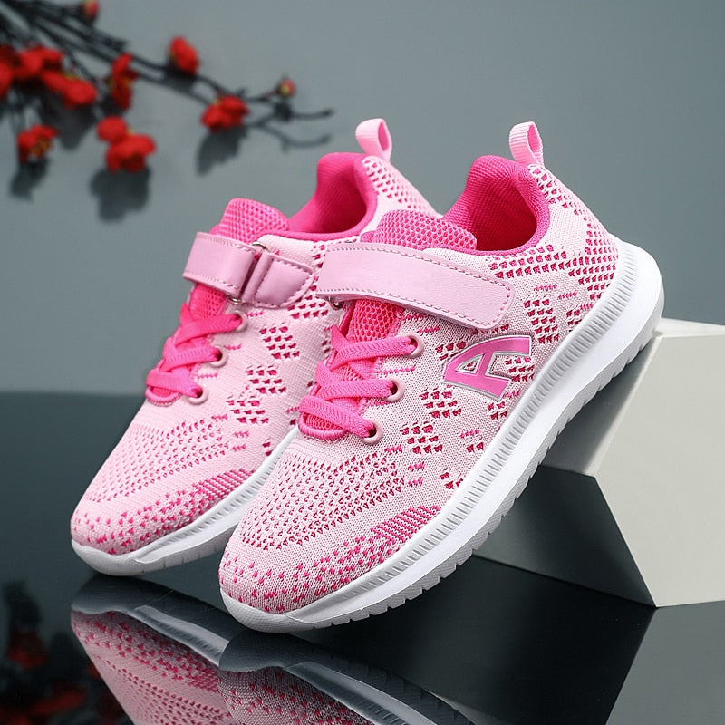 Shoes Fashion Sneakers for Boys Girls Mesh Tennis Breathable - GuGuTon