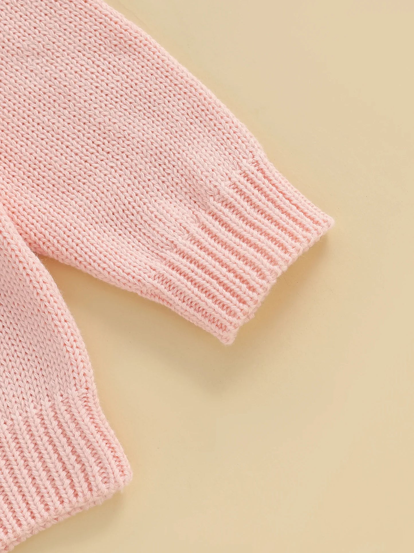 Sandra Sweater 3D Flower Design Button Down Long Sleeve Knitted