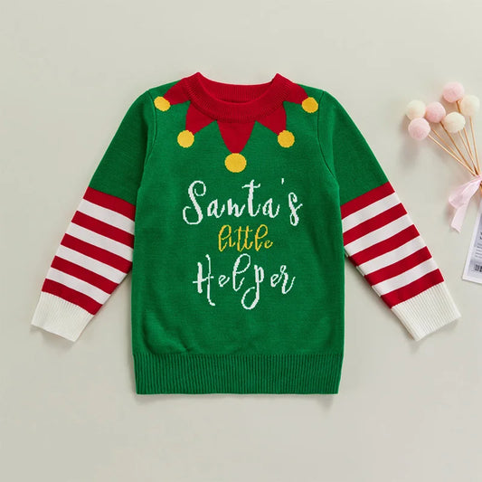 Cesar Round Neck Christmas Jacquard Sweater
