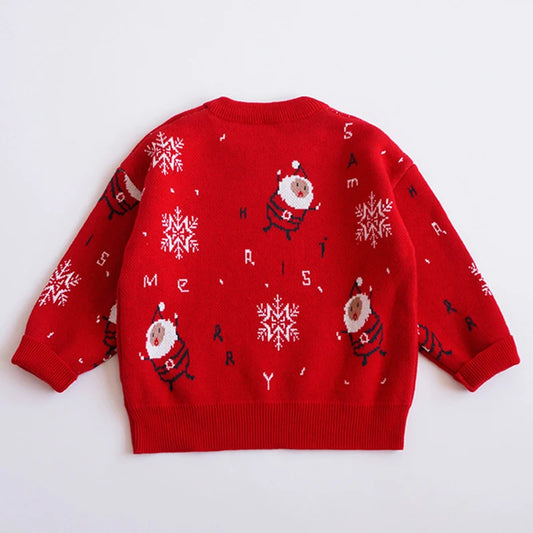 Sandro Christmas Santa Claus Pullover Sweater