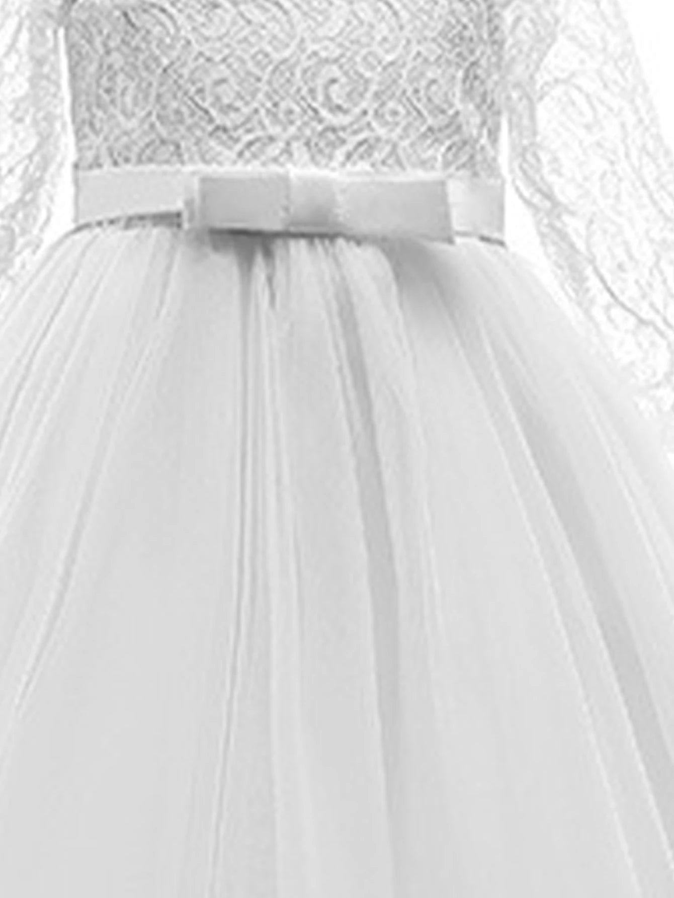 girls pageant White dresses Teenage Birthday Party Kids Bridesmaid Dress