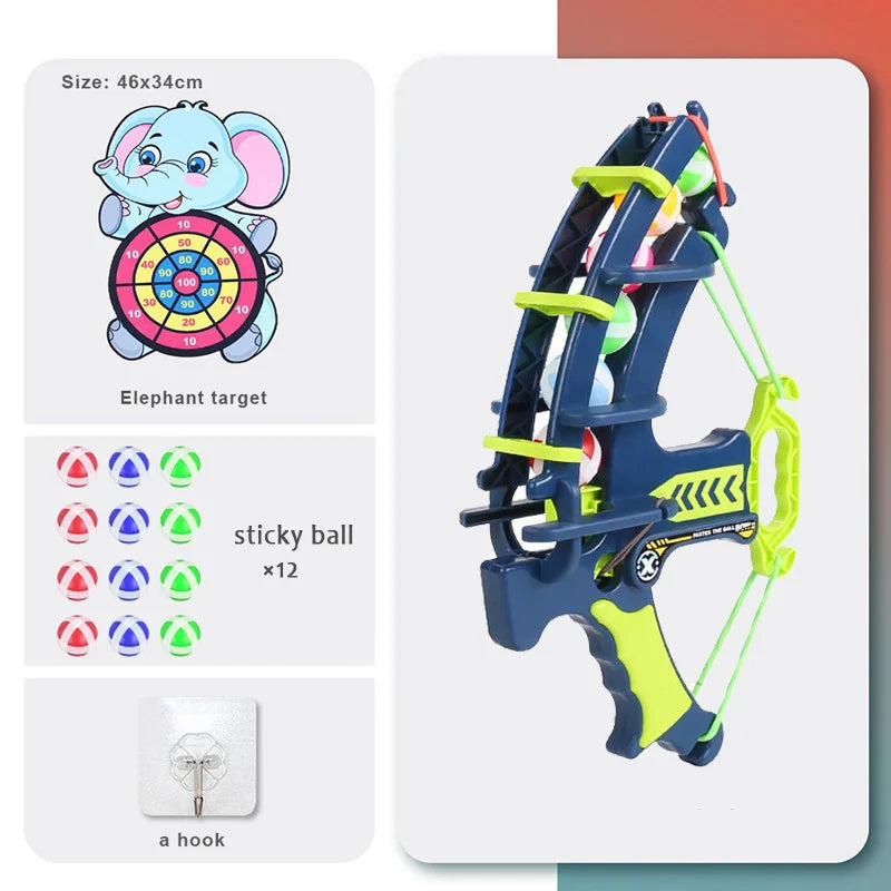 Dinosaur Sticky Ball Bow Target Dartboard Elephant Educational Toy