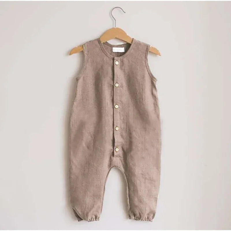 Gabriela Jumpsuits Button Sleeveless Kids good clothes - GuGuTon baby store - Baby Fashion - Toddlers Outfits - Babies Outfits - Toddler Clothes - Kids Clothing - Newborn Clothes - Newborn Wear - Kids Wear - Trending Clothes - Trending Outfits - Fall Fashion - Winter Fashion - Girls Clothes - Boys Clothes - Babies Wear - Kids Accessories - KidsWear - Summer Clothes - Summer Fashion - Summer Trend - Falls Sweaters - Tops - Bottom - Jeans - Blouse - Dresses - Newborn Dresses - Toys