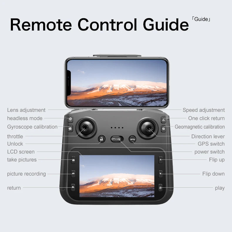 S-X1 Mini Drone 5G| 4K EIS Camera 3-Axis Gimbal | GPS Obstacle Avoidance