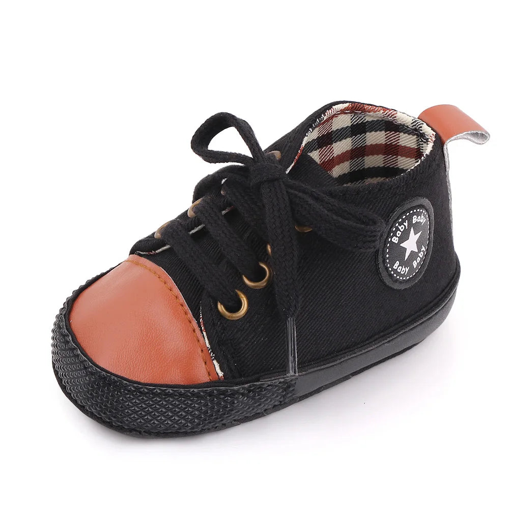 Spring New Baby Shoes Boy and Girl Classic Canvas Casual Sneakers