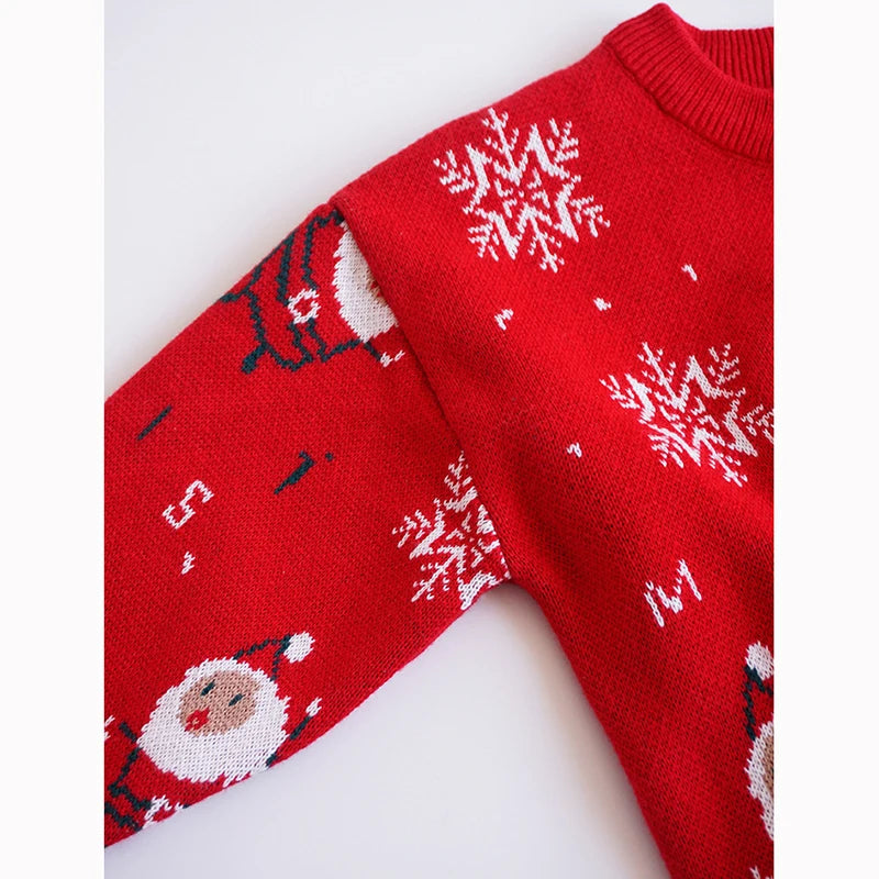 Sandro Christmas Santa Claus Pullover Sweater - GuGuTon baby store - Baby Fashion - Toddlers Outfits - Babies Outfits - Toddler Clothes - Kids Clothing - Newborn Clothes - Newborn Wear - Kids Wear - Trending Clothes - Trending Outfits - Fall Fashion - Winter Fashion - Girls Clothes - Boys Clothes - Babies Wear - Kids Accessories - KidsWear - Summer Clothes - Summer Fashion - Summer Trend - Falls Sweaters - Tops - Bottom - Jeans - Blouse - Dresses - Newborn Dresses - Toys