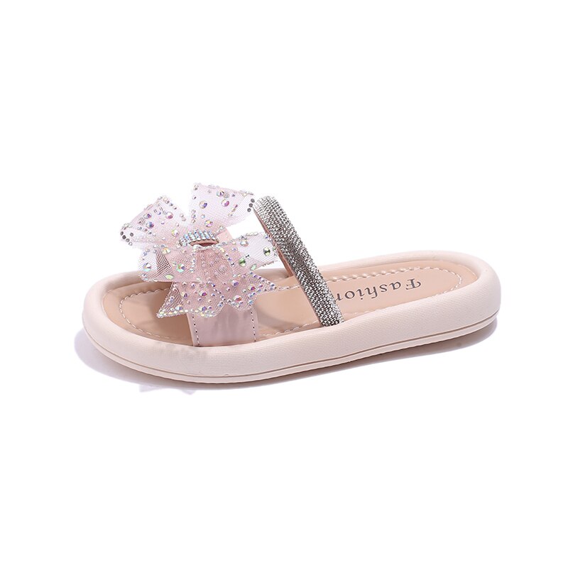 Toddler Girls Shoes Bow Rhinestones Cute Sandals Princess