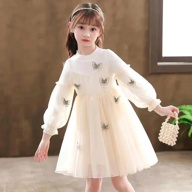 Spring Girls Princess Dresses Long Sleeve Autumn Kids Dress