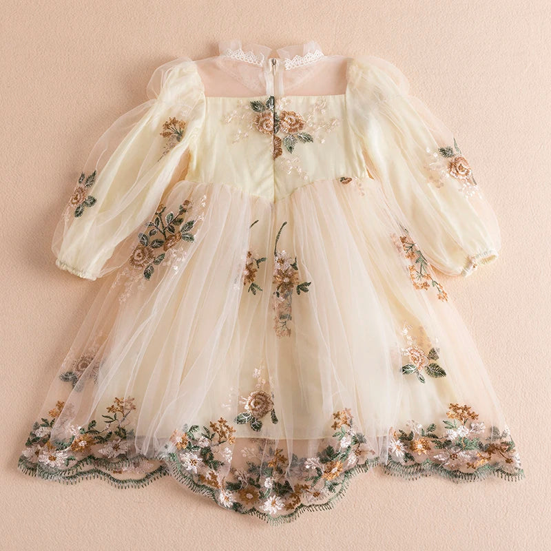 Spring Girls Princess Dresses Long Sleeve Autumn Kids Dress