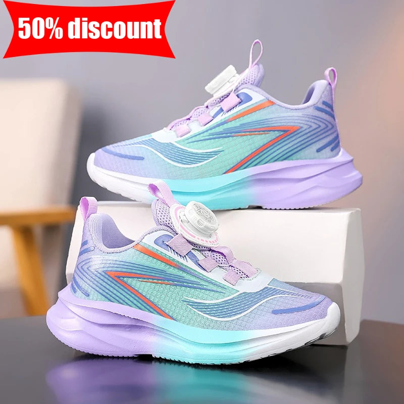 Children Sports Shoes Comfortable Mesh Casual Versatile Daily Walking Shoes Lightweight Non Slip School Running Shoes Boys Girls