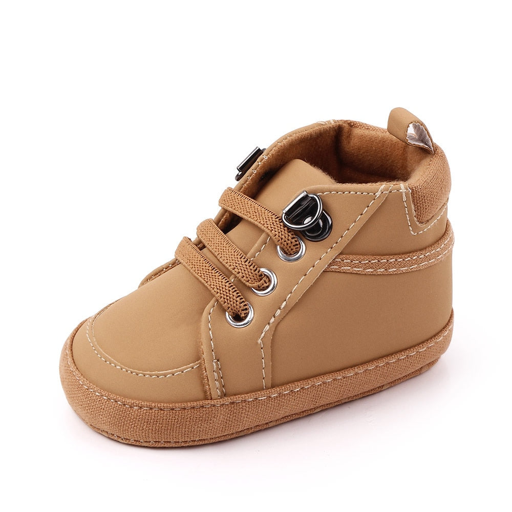 Shoes Girls Boys Casual Leather Cotton Non-slip Soft - GuGuTon