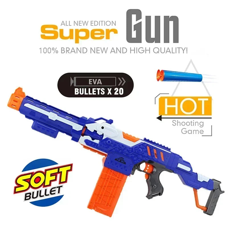 Safe Toy Gun Foam Darts for Children's Party Fun