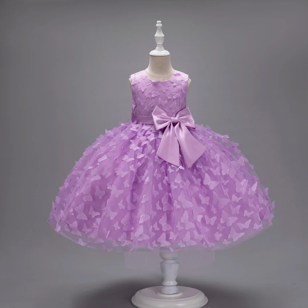 Factory Stock Dress For Children Girls Birthday Ceremony Gown  Party Dresses