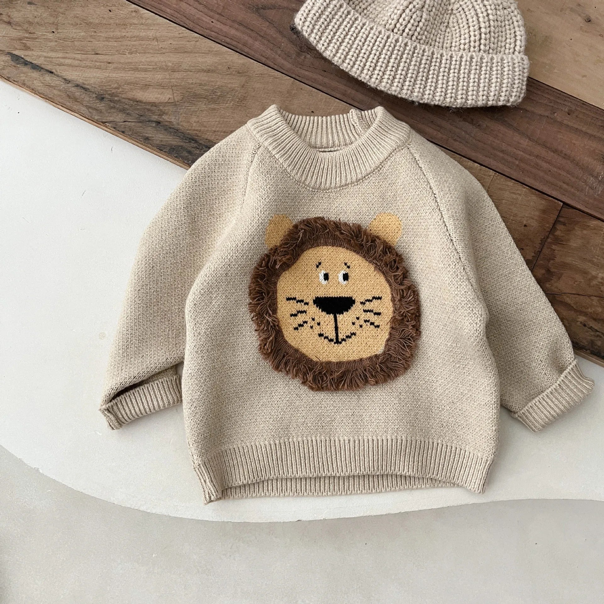 Akos Round Neck Top Knitted Warm Sweater - GuGuTon baby store - Baby Fashion - Toddlers Outfits - Babies Outfits - Toddler Clothes - Kids Clothing - Newborn Clothes - Newborn Wear - Kids Wear - Trending Clothes - Trending Outfits - Fall Fashion - Winter Fashion - Girls Clothes - Boys Clothes - Babies Wear - Kids Accessories - KidsWear - Summer Clothes - Summer Fashion - Summer Trend - Falls Sweaters - Tops - Bottom - Jeans - Blouse - Dresses - Newborn Dresses - Toys