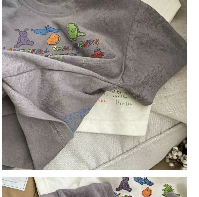 Elvis Cartoon Baby Korea Style Tees