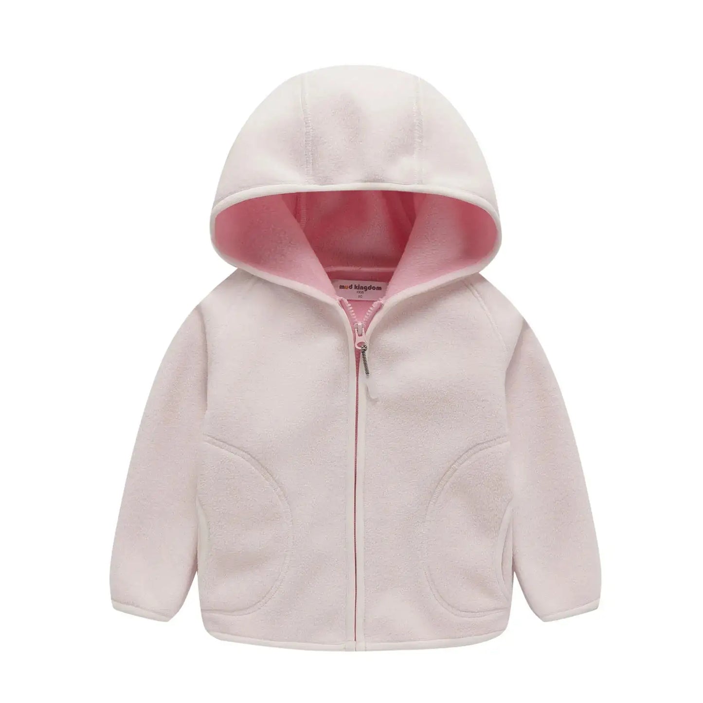 Bleinny Girls Hooded Fleece Jacket Windbreaker Zip up Reindeer Outerwear