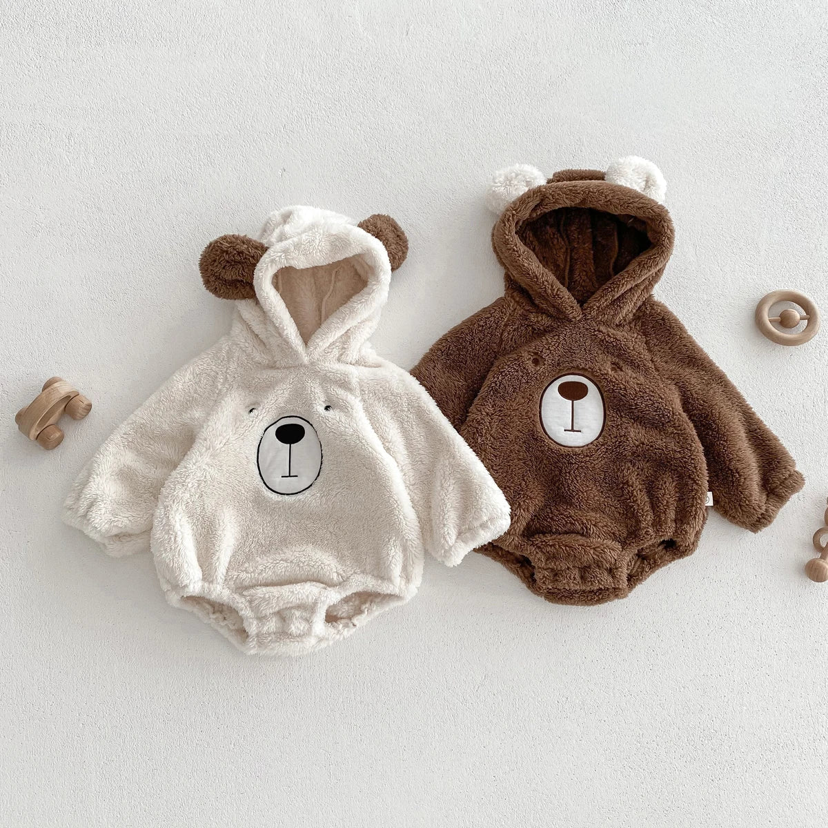 Teddy Bear Cozy Hooded Outfit