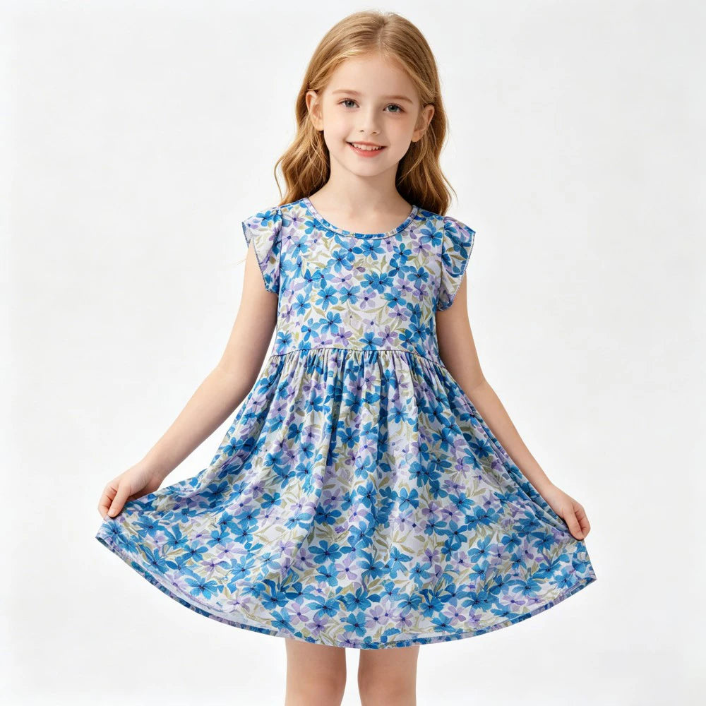 Girls Dresses Toddler Baby 1 to 2 3 4 5 6 7 8 9 10 11 12 13 14 15 16 Years Girl Casual Dress Teenager Korean Cute Children Dress