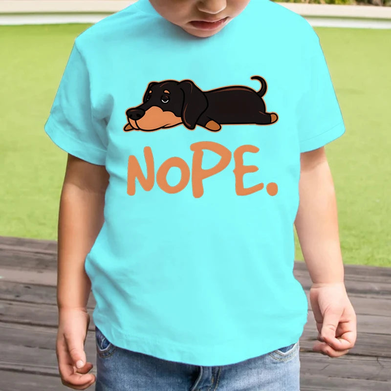 Isabel Graphics Nope Print Sleeve Fashion Trend Tops Girls - GuGuTon baby store - Baby Fashion - Toddlers Outfits - Babies Outfits - Toddler Clothes - Kids Clothing - Newborn Clothes - Newborn Wear - Kids Wear - Trending Clothes - Trending Outfits - Fall Fashion - Winter Fashion - Girls Clothes - Boys Clothes - Babies Wear - Kids Accessories - KidsWear - Summer Clothes - Summer Fashion - Summer Trend - Falls Sweaters - Tops - Bottom - Jeans - Blouse - Dresses - Newborn Dresses - Toys