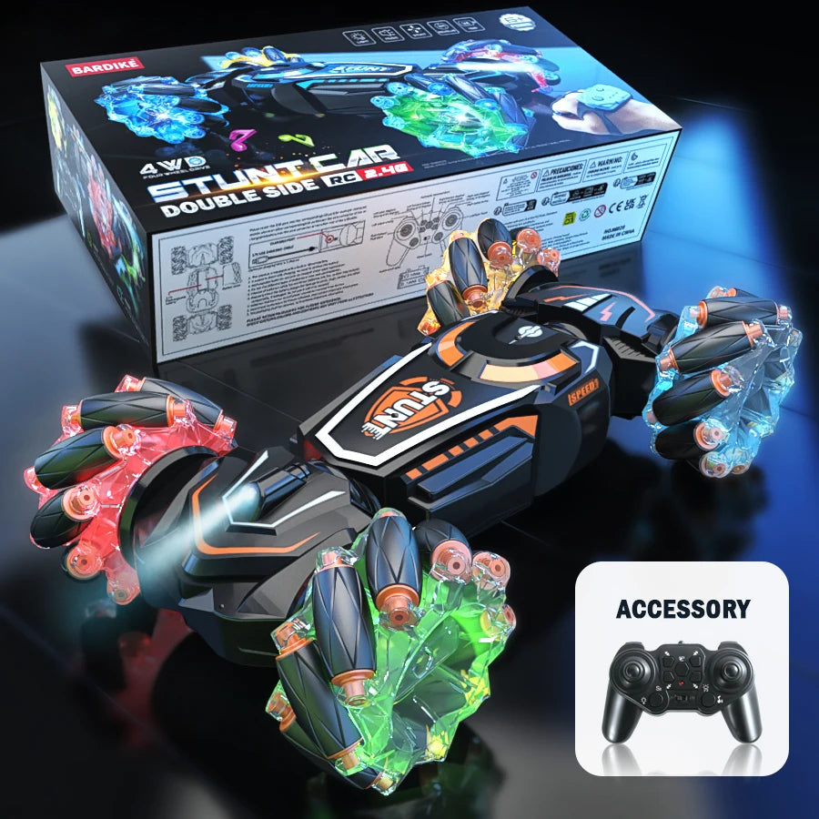 4WD RC stunt car rotation drift 2.4G wireless remote control car