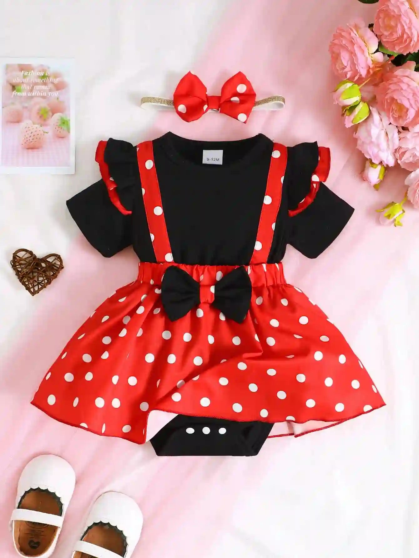 Jada Baby Girl Dress - Casual Dot Print Set 0-1 Year