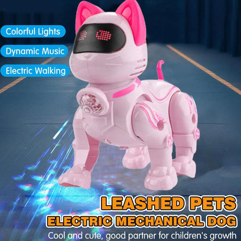 Smart Robot Cat Toy Programmable Intelligent Voice Control Stunt Cat