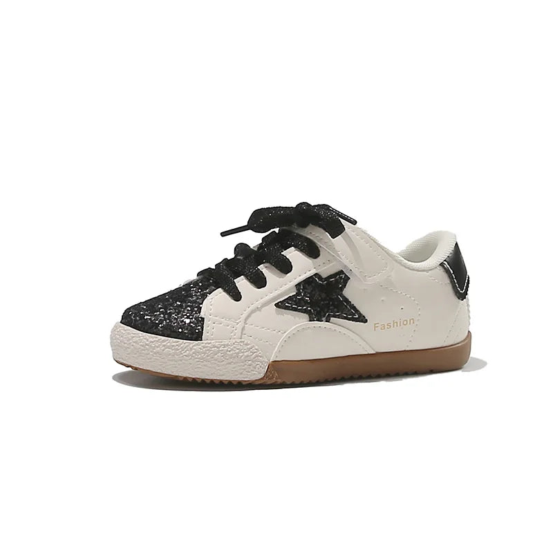 Girls' Shoes 2026 Spring New Casual Versatile Little Girls Star Sneakers Spring and Autumn Children's Sports Kids Shoes