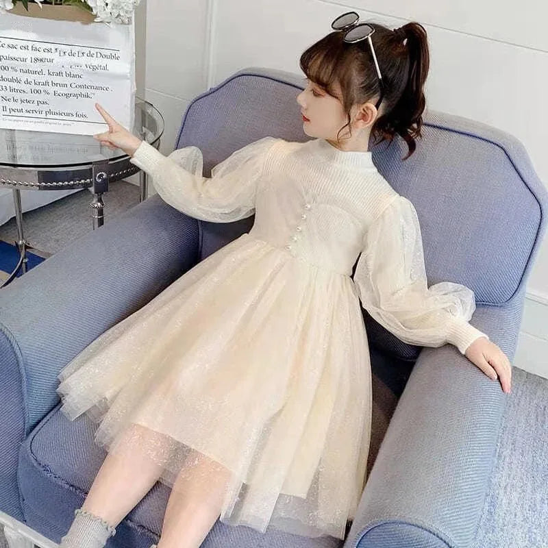 Spring Girls Princess Dresses Long Sleeve Autumn Kids Dress