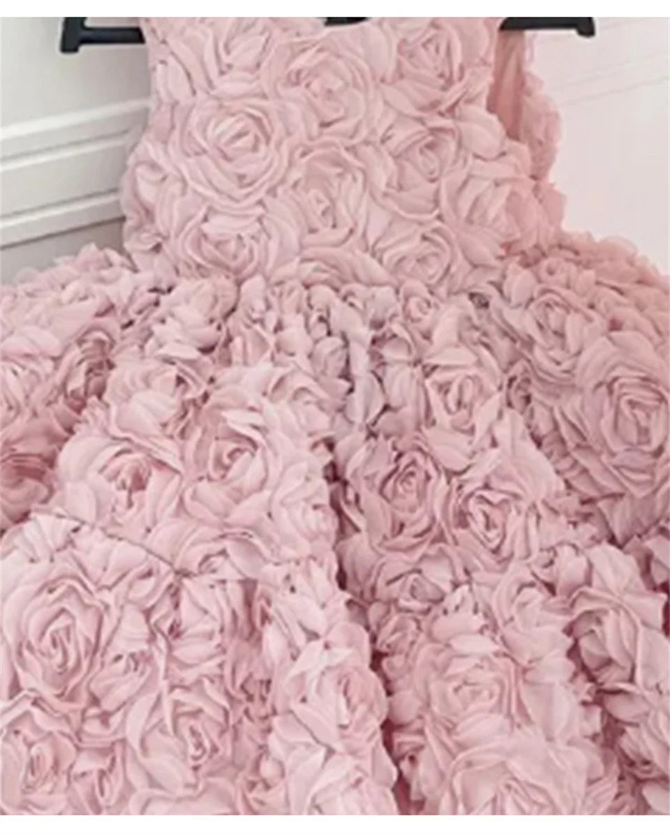 Baby Dress 2023 New Summer Girls' Dress for Children' Floral Baby Princess Tutu Dress