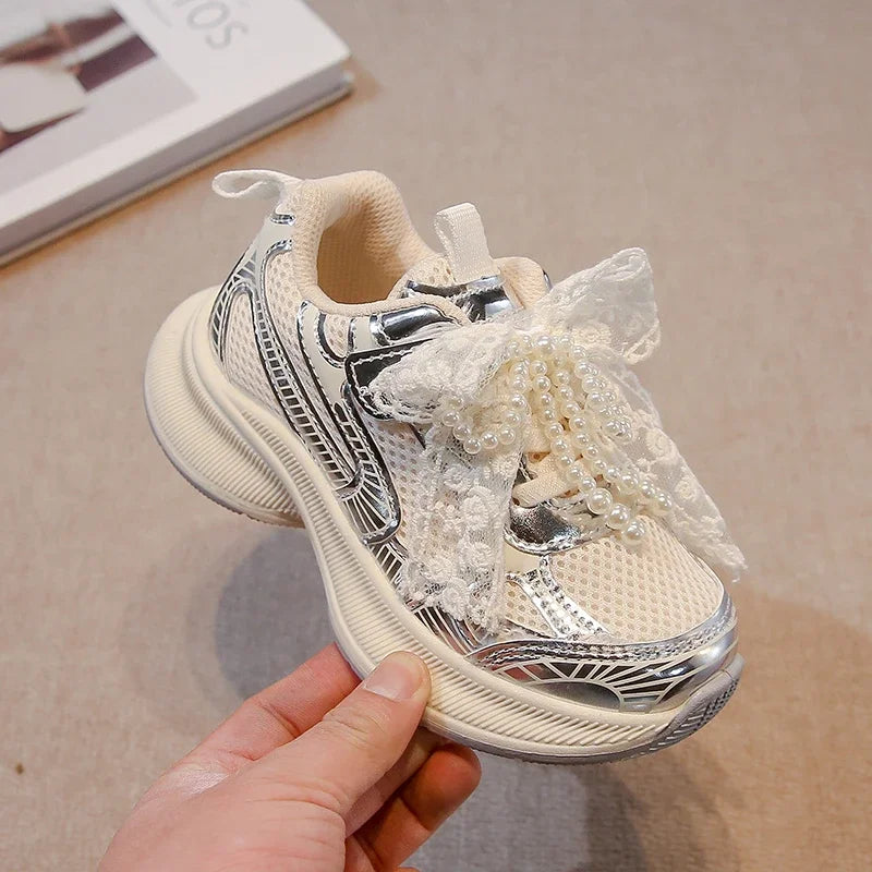 Girls' Sports Fashion Dad Shoes 2025 Spring