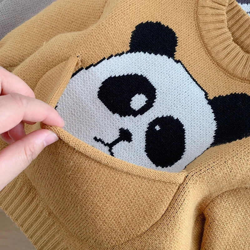 Xander Pullover Cartoon Clothes Top Children Knitted Swaeter