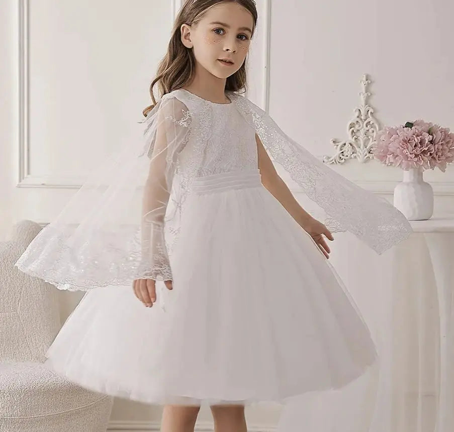 New Children's Elegant Party Dresses Halloween Costume Girl Princess Dresses