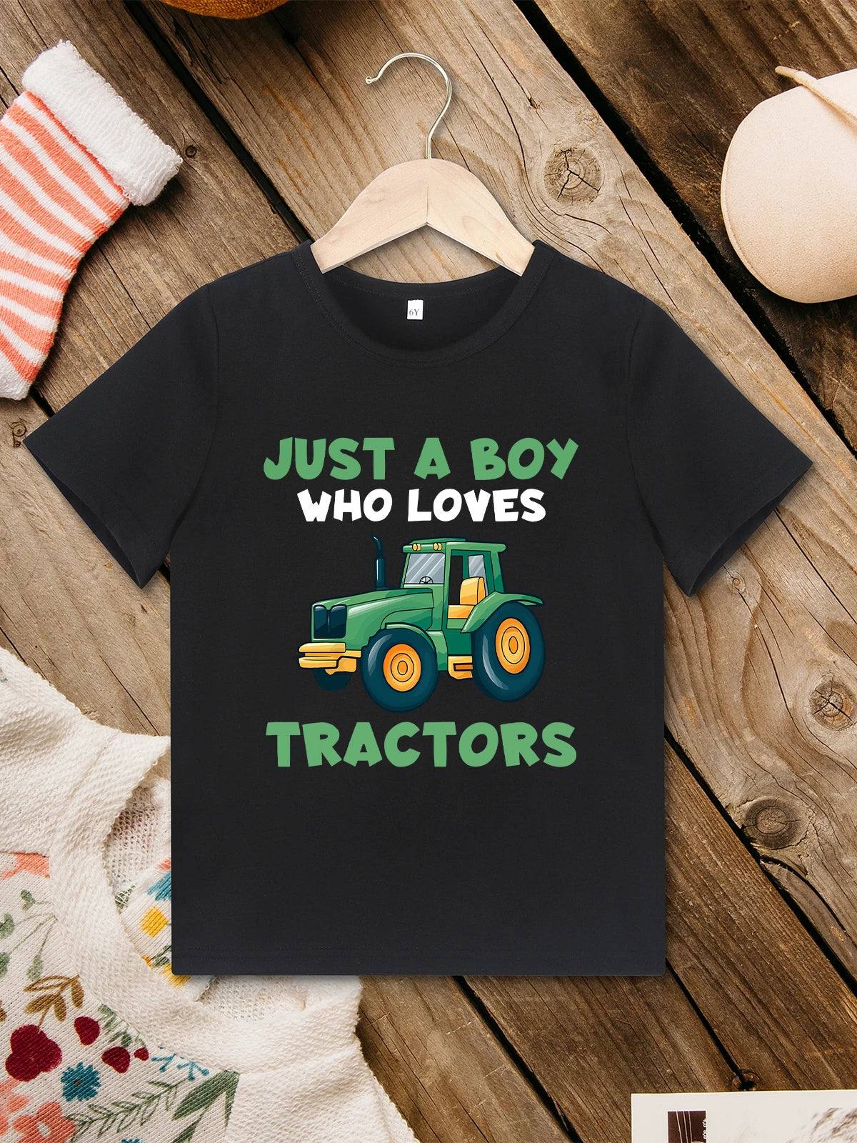 Raul Tractors Breathable Casual Round Neck Tees - GuGuTon baby store - Baby Fashion - Toddlers Outfits - Babies Outfits - Toddler Clothes - Kids Clothing - Newborn Clothes - Newborn Wear - Kids Wear - Trending Clothes - Trending Outfits - Fall Fashion - Winter Fashion - Girls Clothes - Boys Clothes - Babies Wear - Kids Accessories - KidsWear - Summer Clothes - Summer Fashion - Summer Trend - Falls Sweaters - Tops - Bottom - Jeans - Blouse - Dresses - Newborn Dresses - Toys