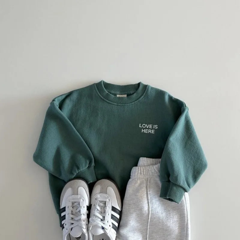 Olivia New Korean Children Cotton Tops Clothing Spring Autumn - GuGuTon baby store - Baby Fashion - Toddlers Outfits - Babies Outfits - Toddler Clothes - Kids Clothing - Newborn Clothes - Newborn Wear - Kids Wear - Trending Clothes - Trending Outfits - Fall Fashion - Winter Fashion - Girls Clothes - Boys Clothes - Babies Wear - Kids Accessories - KidsWear - Summer Clothes - Summer Fashion - Summer Trend - Falls Sweaters - Tops - Bottom - Jeans - Blouse - Dresses - Newborn Dresses - Toys