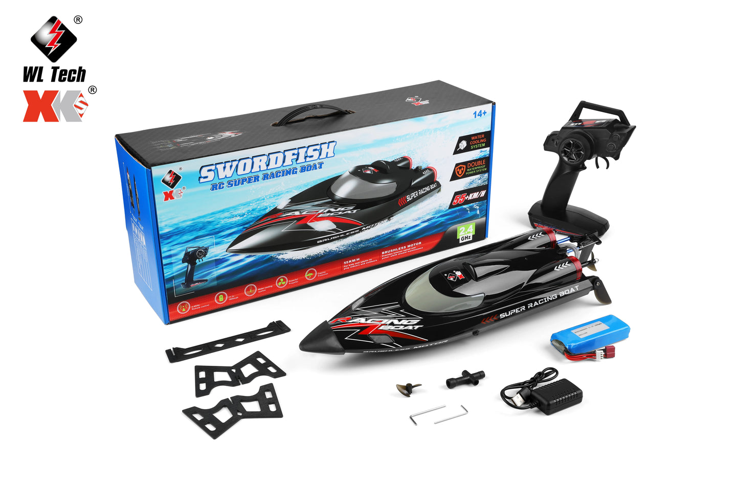 2.4Ghz 55KM/H Brushless High Speed Racing Ship Remote Control