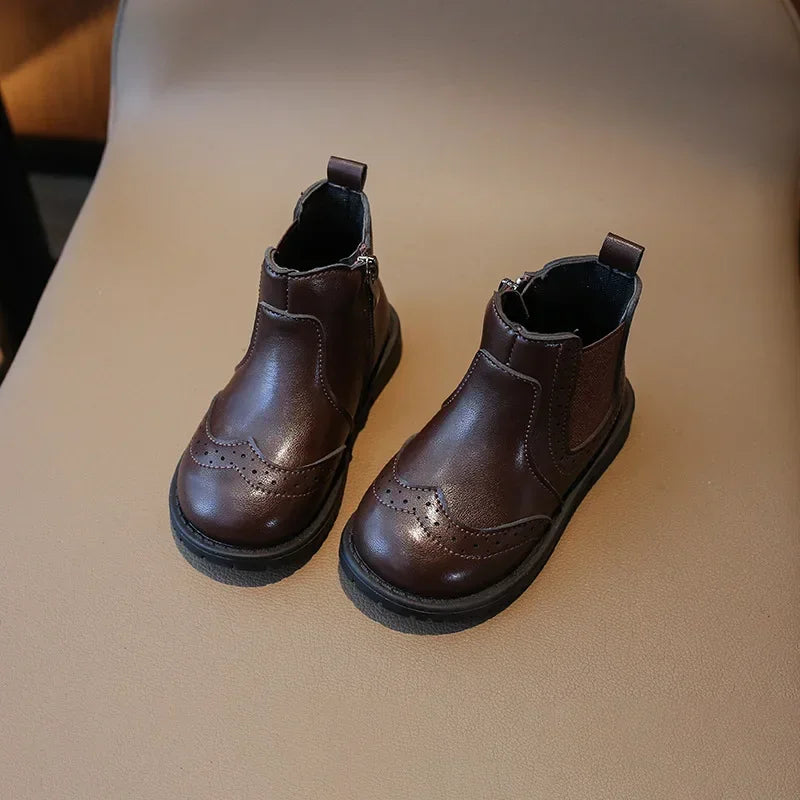 Versatile Baby Girl Boot Must-have Outdoor Lounging for Spring Autumn Clssic Princess Chelsea Short Boots Shoes