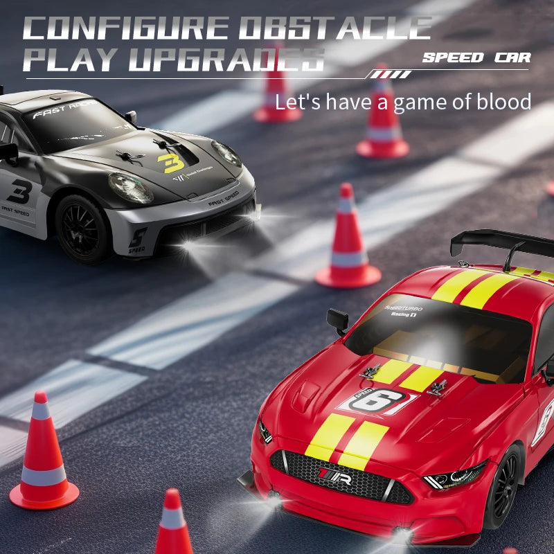 KF28 1:16 4WD RC Rally Car 2.4G High Speed Remote Control Racing Car with Full Proportional Throttle & Steering — Great Gift for