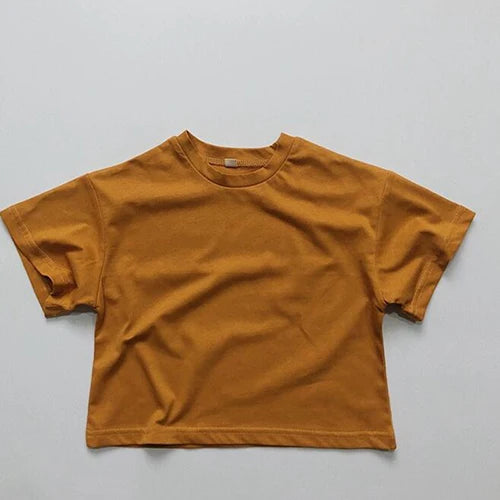 Miguel Cotton Short Sleeve Solid Tees - GuGuTon baby store - Baby Fashion - Toddlers Outfits - Babies Outfits - Toddler Clothes - Kids Clothing - Newborn Clothes - Newborn Wear - Kids Wear - Trending Clothes - Trending Outfits - Fall Fashion - Winter Fashion - Girls Clothes - Boys Clothes - Babies Wear - Kids Accessories - KidsWear - Summer Clothes - Summer Fashion - Summer Trend - Falls Sweaters - Tops - Bottom - Jeans - Blouse - Dresses - Newborn Dresses - Toys