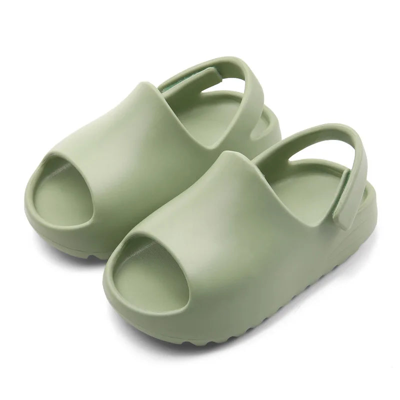 Eyriphy Boys And Girls Beach Sandals Adjustable Outdoor Slippers