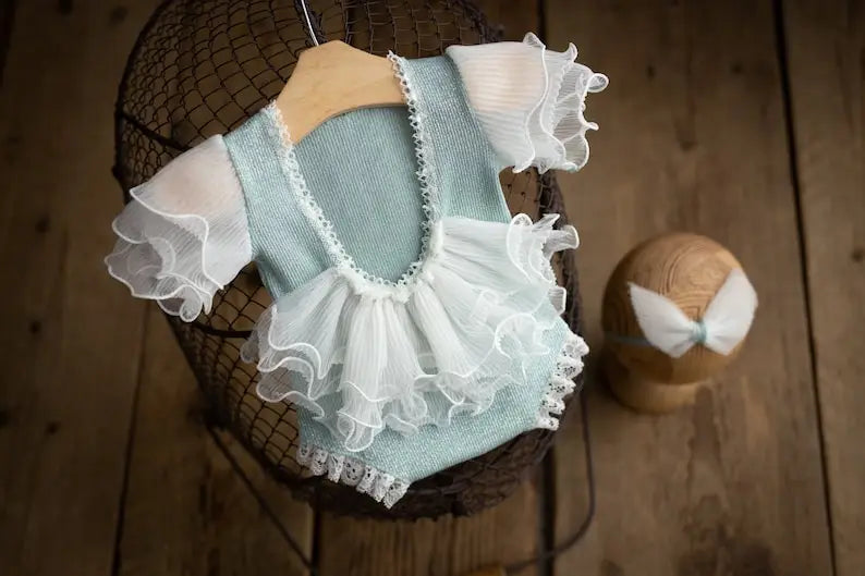 Newborn Photography Props Outfit Baby Girl Dress  Romper Baby Fotografia Accessories