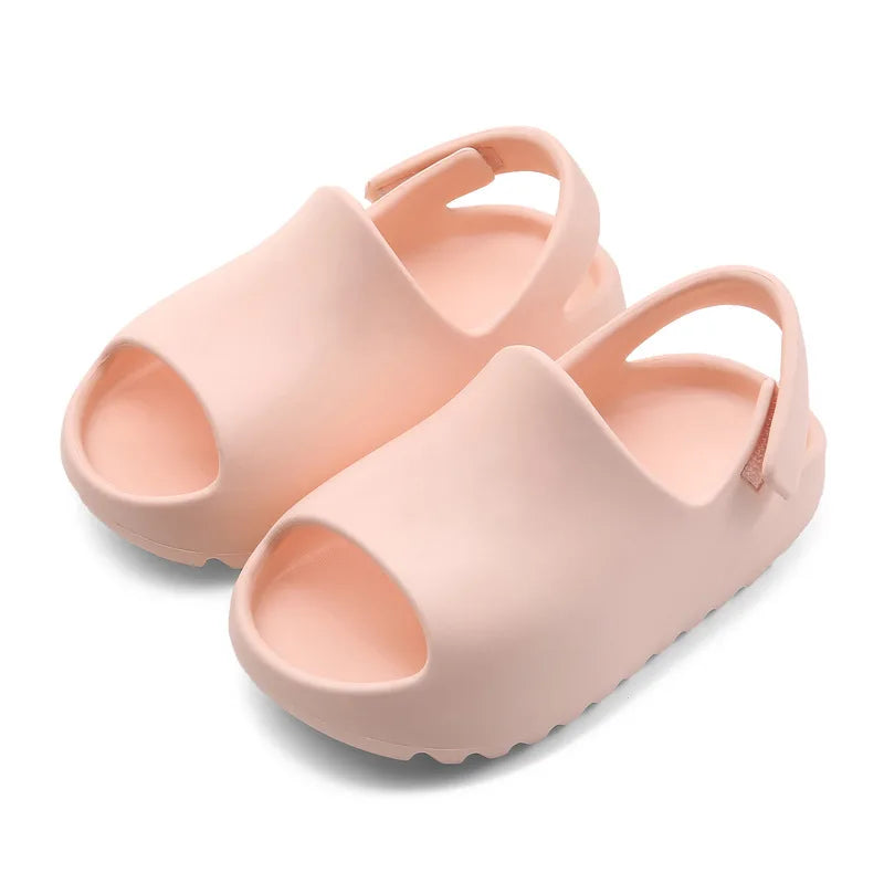 Eyriphy Boys And Girls Beach Sandals Adjustable Outdoor Slippers