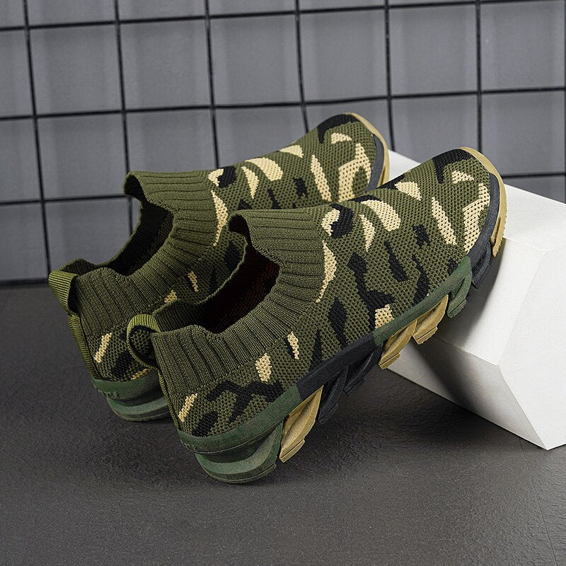 Camouflage Green Sneakers for Boys Kids Shoes