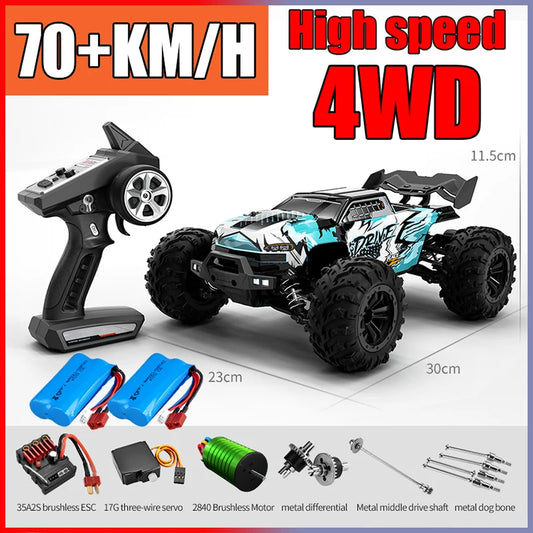 Rc Car Off Road 4x4 High Speed 75KM/H Remote Control Car With LED Headlight