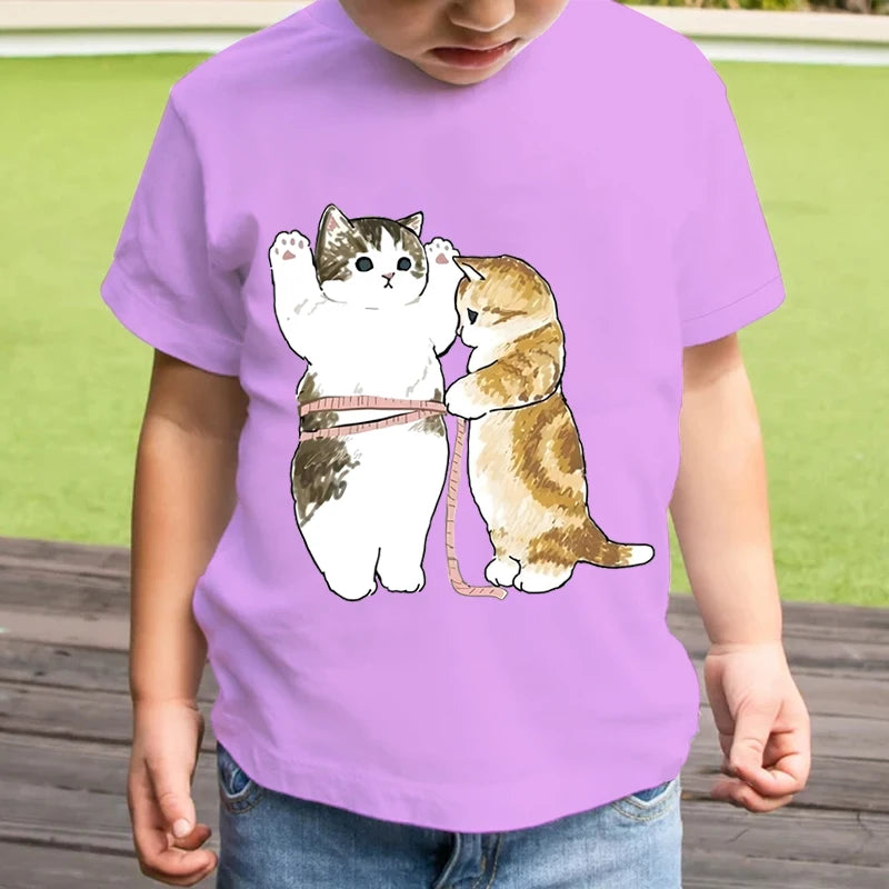 Irene Fashion Streetwear Cartoon Animal Kitten Clothing - GuGuTon baby store - Baby Fashion - Toddlers Outfits - Babies Outfits - Toddler Clothes - Kids Clothing - Newborn Clothes - Newborn Wear - Kids Wear - Trending Clothes - Trending Outfits - Fall Fashion - Winter Fashion - Girls Clothes - Boys Clothes - Babies Wear - Kids Accessories - KidsWear - Summer Clothes - Summer Fashion - Summer Trend - Falls Sweaters - Tops - Bottom - Jeans - Blouse - Dresses - Newborn Dresses - Toys