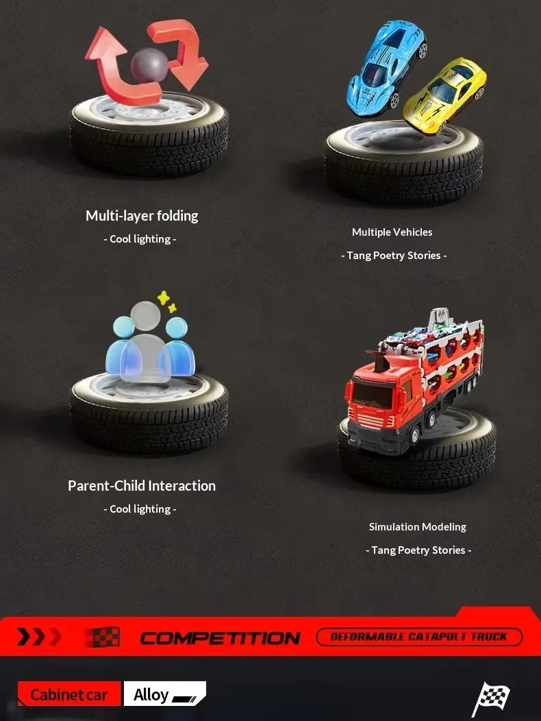 Race Track Car Ramp Toy Educational Game For Boys