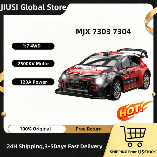 HYPER GO MJX 7303 7304 Rc Toys Car 1:7 Adult Off Road 4X4 Remote Control Rc Truck 2.4G Brushless High Speed RC Professional For Adult Shipping From US