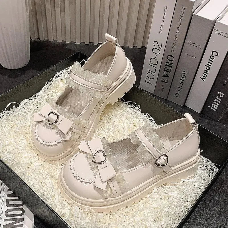 2025 Summer New School Girl JK Loafer Pumps Platform Shoes
