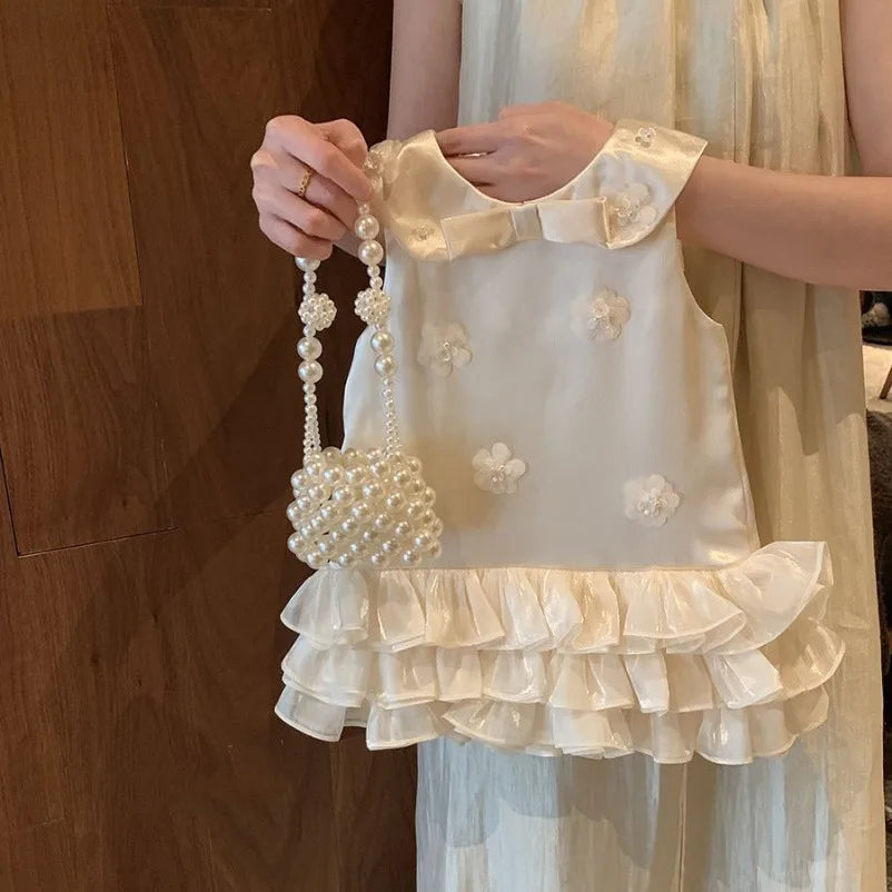 Summer Clothes Kids Girl Children Dresses Girls Elegant Eid Dresses Kids Clothes 2025  Clothing Princess Dress Young Dresses